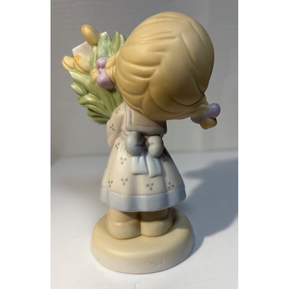 Precious Moments Thanks A Bunch 2000 Symbol Of Membership Figurine Enesco 5" - Picture 4 of 7